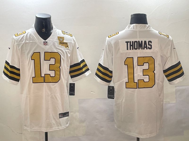 Men New Orleans Saints #13 Thomas White 2024 Nike Limited NFL Jersey style 01042